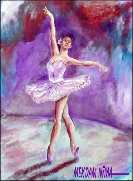 Oil Painting On Canvas - The Ballerina